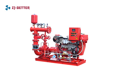 UL Listed Diesel Split Case Fire Pump System